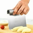 thumbnail image 4 of Stainless Steel Cake Scraper, Pastry Spatula & Edge Smoother, by NOBRAND, 4 of 9