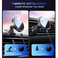 thumbnail image 6 of Magnetic Car Mount Charger for Mag-Safe, 15W Fast Wireless Car Charger, 360° Rotating Magnetic Phone Holder for Car Air Vent, Compatible with iPhone12-17 Series, 6 of 10