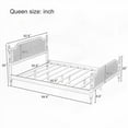 thumbnail image 4 of Exquisite Rattan & Solid Pine Bed Ensuring Durability and a Graceful Ambiance, 4 of 10