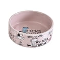 thumbnail image 1 of Cuenco de cerámica de dibujos animados para perros, comida para mascotas, cuenco para gatos, cuenco para perros, universal, fácil de limpiar, 1 of 5