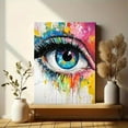 thumbnail image 6 of Abstract Colorful Eye Canvas Painting Suitable for Living Room Officeand Hallway Decoration., 6 of 8