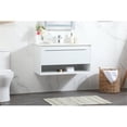 thumbnail image 2 of 36 inch single bathroom vanity in white, 2 of 8