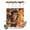 OwlZF7390, variant on No Hook Shower Curtain with Built-in Rings - Thanksgiving Autumn Washable Waterproof Fabric Bathroom Curtains for Hotel,Rentals, 72 X 78 Inch Long , Red Maple Leaves Owl Fire Orange