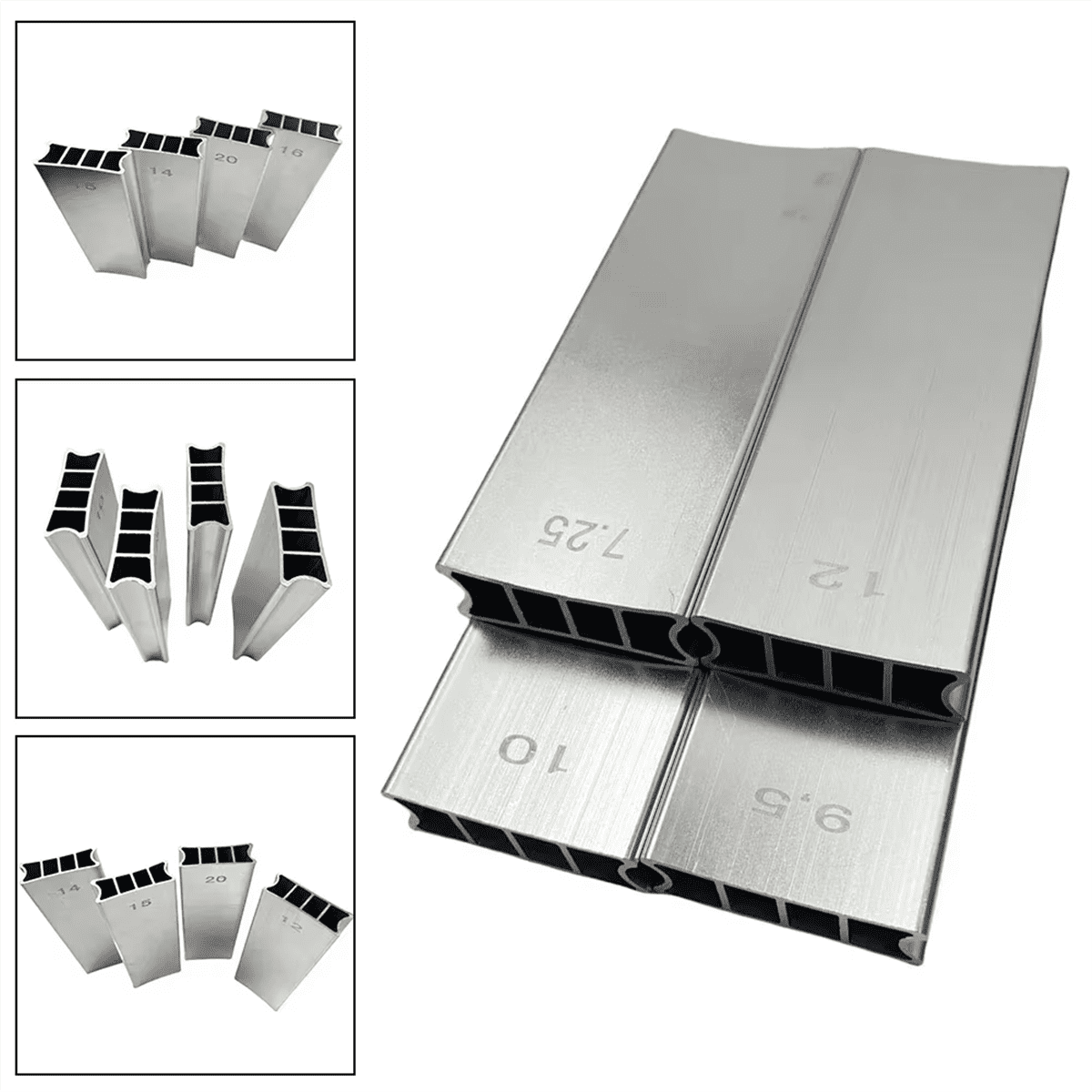 1PC Two-Way Radius Sanding Block 20CM Aluminum Aolly Fret Leveling Fingerboard Luthier Tool Guitar Bass Sanding Beam A