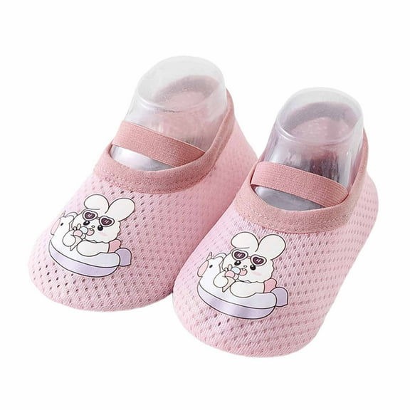 MEZZALL Baby Socks Soft Comfortable First Walker For Toddler 1M 4Y Boys Girls All Season Outdoor Play Everyday Wear Stretchy Breathable Socks Birthday / 2-4Y