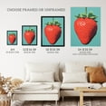 thumbnail image 3 of Duotone Dessert Red Strawberry Extra Large XL Wall Art Poster Print, 3 of 5