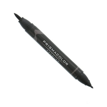 Prismacolor Premier Double-Ended Art Marker, Brush/Fine, Warm Gray 60%