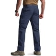 thumbnail image 4 of Domzest Men's Tactical Pants Water Resistant Ripstop Cargo Work Lightweight EDC Hiking Pants with Multi Pockets Light pink XL, 4 of 4