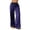 Purple, variant on Klisyaur S-5XL Womens Plaid Pants Wide Leg Baggy Elastic Waisted Drawstring Lounge Pant with Pocket