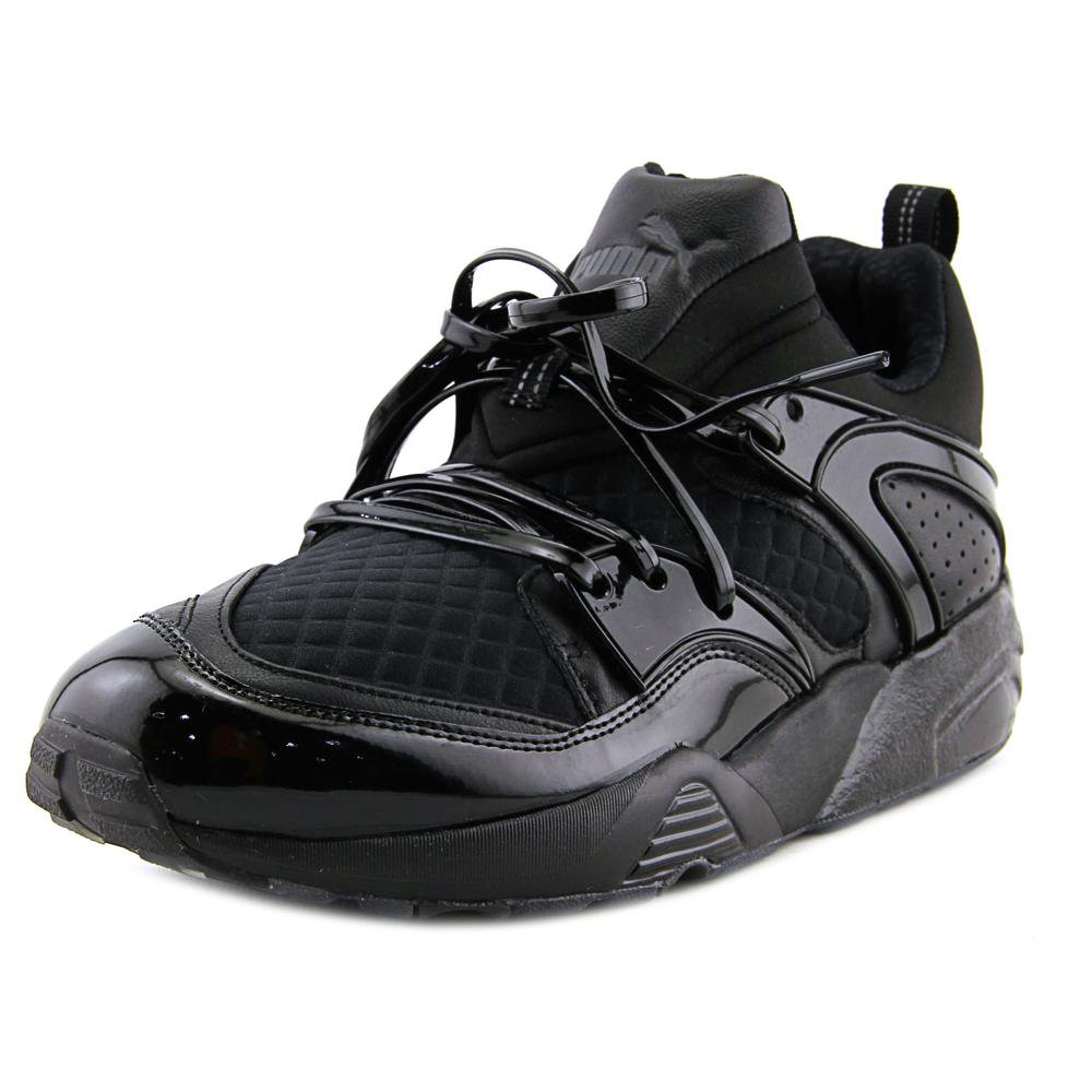 Puma Blaze of Glory X Meek Bike Life Men Round Toe Canvas Black