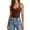 tank 145#Brown, variant on Women's Tank Tops Workout Halter Neck Slim Fit Camisole Solid Color Sleeveless Stretchy Tank Top Athletic Casual Outdoor
