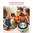 thumbnail image 6 of Compact 6" Electric Pottery Wheel for Beginners&Kids, Adjustable Speed with Forward/Reverse Rotation, Includes Shaping Tools for DIY Clay Crafts at Home or Studio., 6 of 12