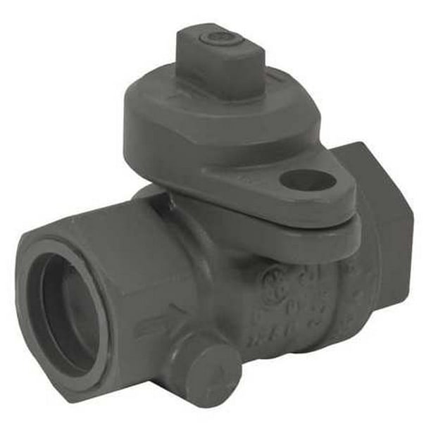 JOMAR VALVE Gas Ball Valve,Lock Wing,FNPT,1" 240005P