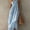 Sky Blue, variant on Women's Crinkle Textured One Shoulder Maxi Dress – Loose Draped Flowy with Side Pockets Boho Beach Vacation Dress Apricot,L