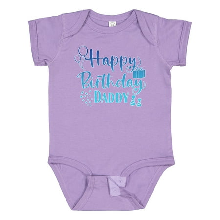 

Inktastic Blue Happy Birthday Daddy Gift Baby Boy or Baby Girl Bodysuit
