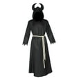 thumbnail image 2 of Capa de con capucha Disfraz de cosplay Ropa Trajes Capa de mago Capa de para hombres Mujeres Fiesta temática Discoteca Carnaval Actuación Negro M, 2 of 8