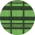 thumbnail image 1 of Ahgly Company Machine Washable Indoor Round Transitional Dark Forest Green Area Rugs, 7' Round, 1 of 7