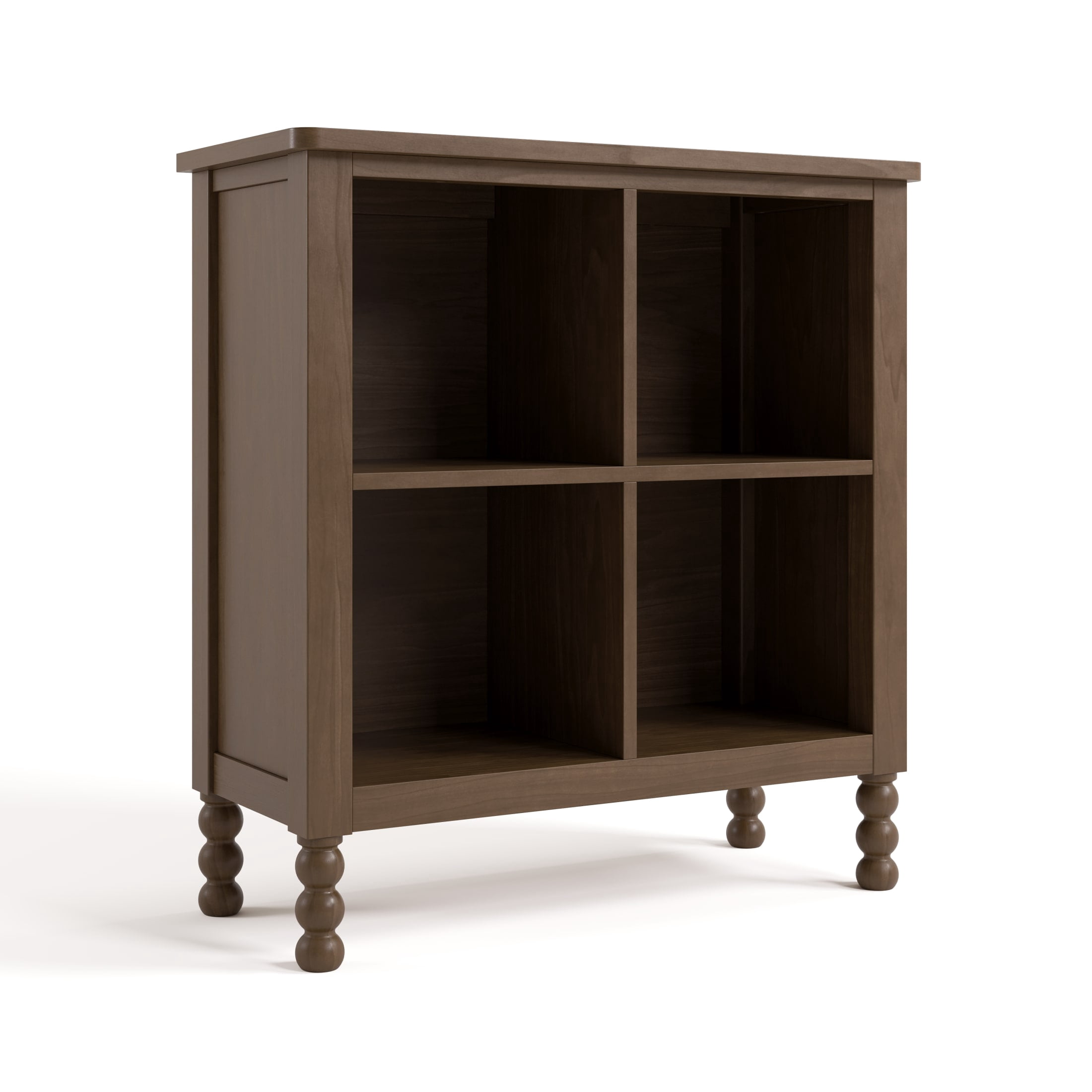 Art of Nursery by Storkcraft Rio 4 Cube Storage Organizer Kids Bookcase - Hazelnut