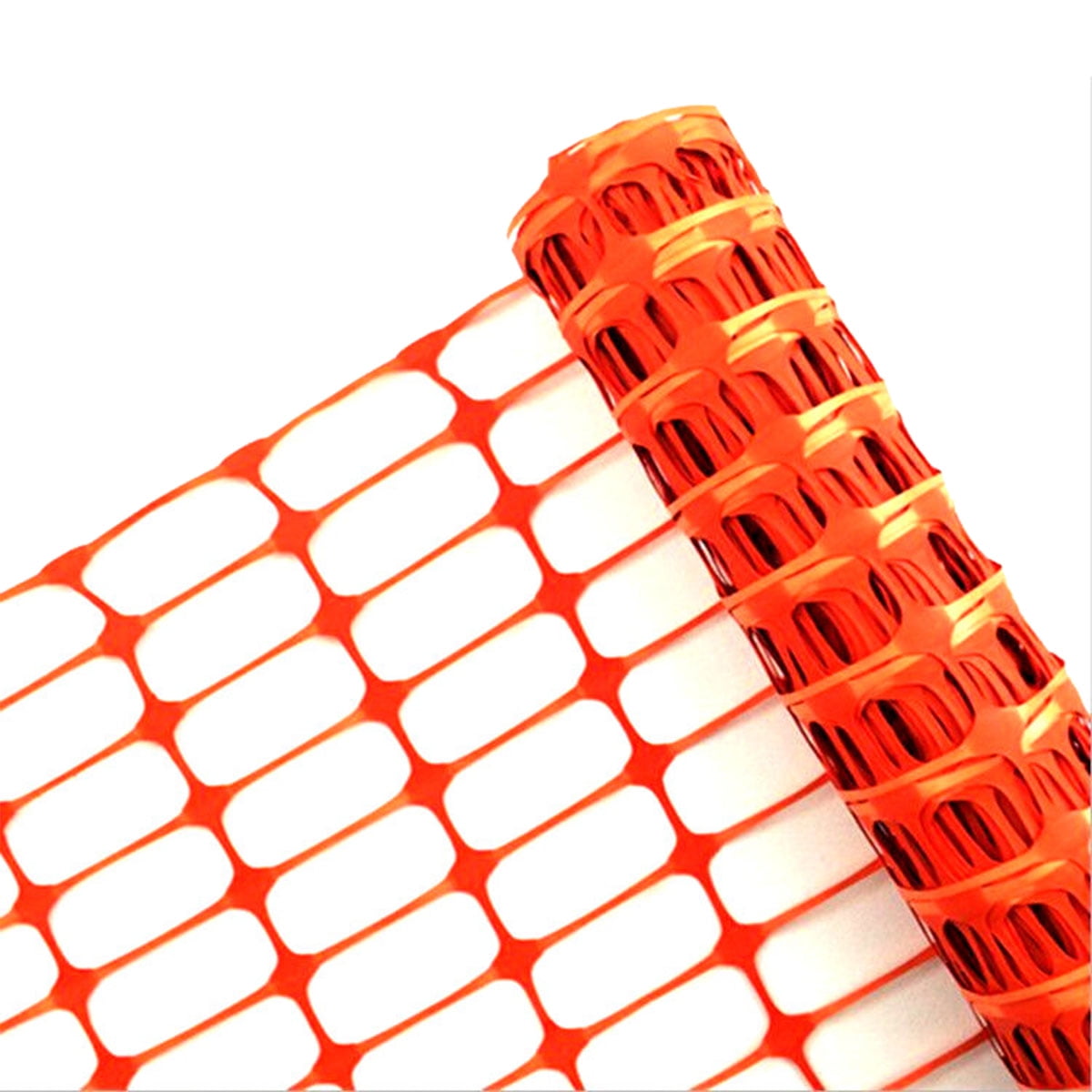 Electriduct Plastic Garden Safety Netting Barrier Fence Orange 4 x