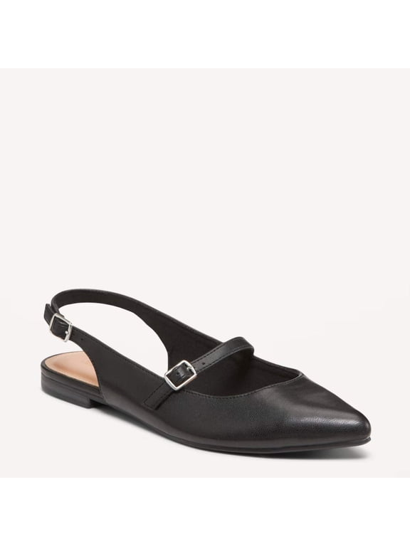 Old Navy Womens Black Slingback Flats, Size 8.5 - New