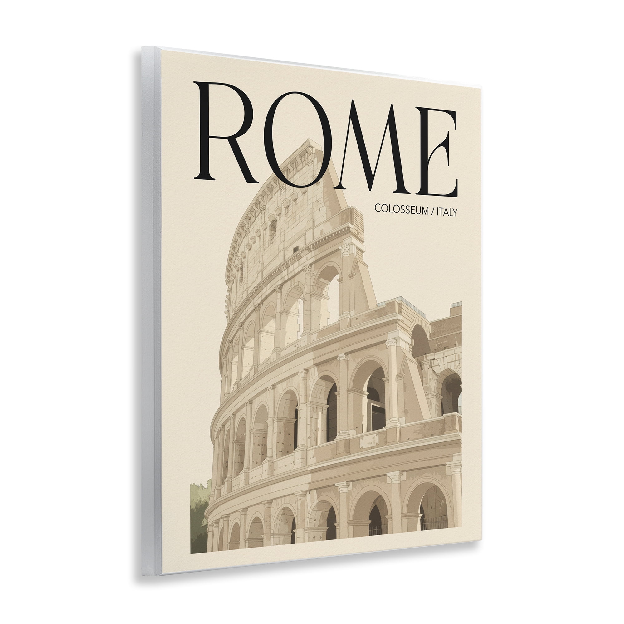 Stupell Industries Vintage Rome Colosseum Wall Plaque Art, design by Andreas Magnusson