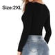 thumbnail image 2 of Mono de manga larga con cuello redondo para mujer, 2 of 6