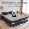thumbnail image 4 of EGGORY Air Mattress,Queen Size Inflatable Air Bed with Built-in Pump,Puncture-Resistant,Portable,for Camping & Trip & Home, 4 of 11