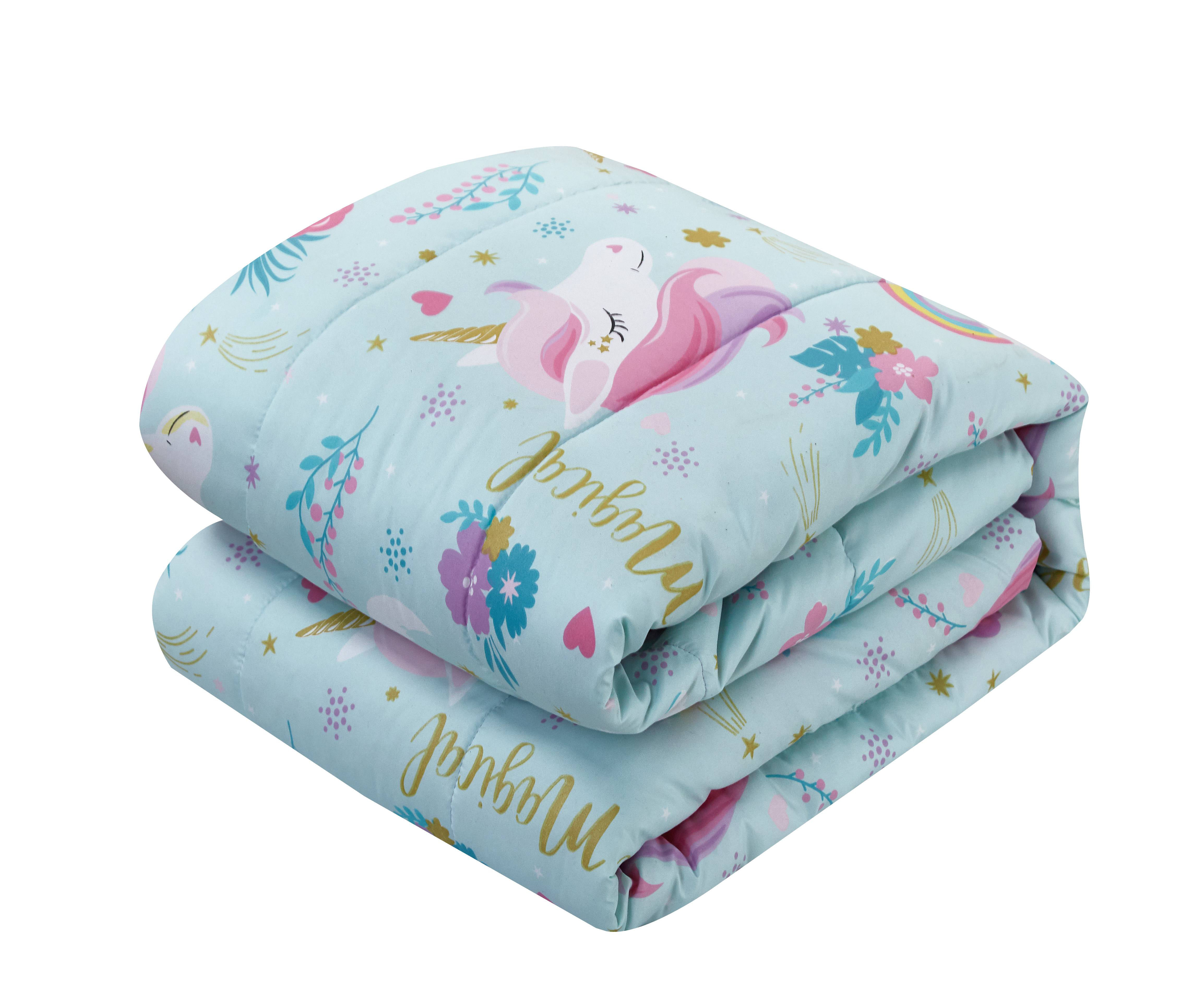 Details about   Heritage Kids Kids and Toddler Ultra-Soft Sleepy Unicorn and Rainbow Easy-Wash M 