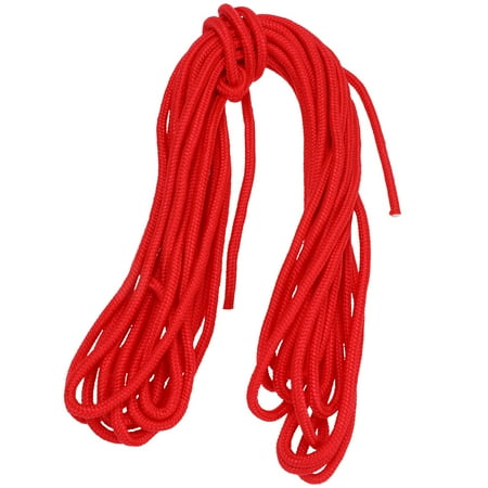 

Hemoton 6mm Diameter Flagpole Lifting Wax Rope Flag Halyard Nylon Rope Replacement Rope Wrapping Hanging Tool for Indoor Outdoor Supplies (Red 10M)