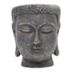 thumbnail image 3 of Maceta de resina con cabeza de Buda, estatua ornamental con drenaje 85 cm x 92 cm x 104 cm, 3 of 8