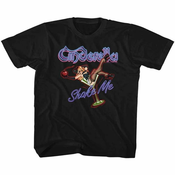 Cinderella Shake Me Black Youth T-Shirt L (14-16)