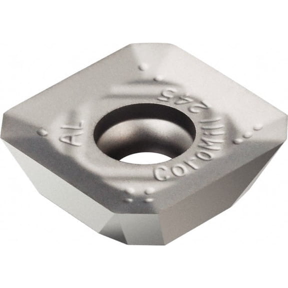 Sandvik Coromant R24512T3 AL Grade H10 Carbide Milling Insert Uncoated, 3.96mm Thick, 0.528" Inscribed Circle, 2.49mm Corner Radius