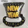 thumbnail image 3 of 2025 Feliz Año Nuevo Globos Banner Número Oro Rosa Letra Globo De Aluminio Decoración De Fiesta De Nochevieja Bolas Suppl, 3 of 5