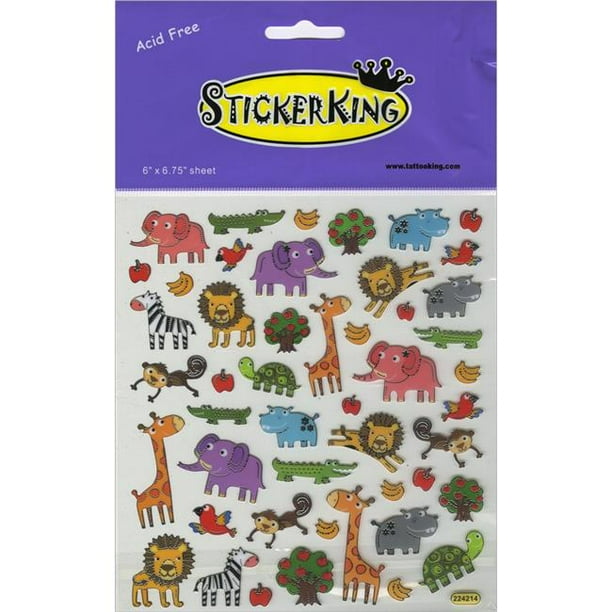 Multicolored StickersZoo Fun