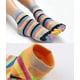 thumbnail image 4 of Women Toe Socks 5 Finger Cotton Wicking Athletic 6 Pack (random Color), 4 of 5