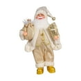 thumbnail image 5 of shamjina Christmas Doll Christmas Decor Santa Claus Figurine for Holiday Desktop Home gold, 5 of 8