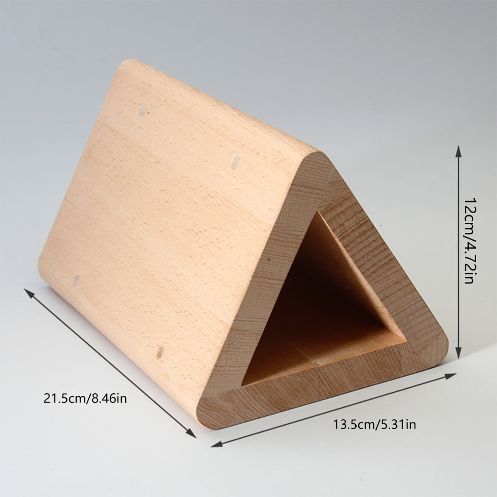 Professional Leather Craft Tool For Triangles Bending With Sturdy Beechwood Mould