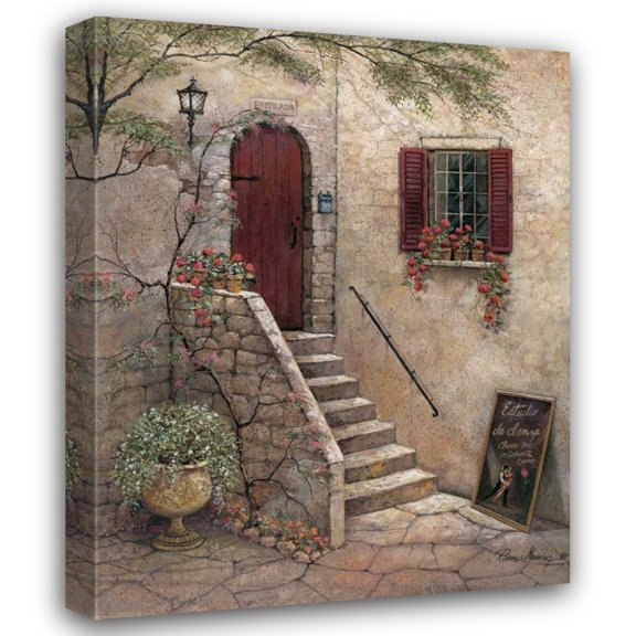 Ruane Manning 35x44 Gallery Wrapped Canvas Wall Art Titled - Estudio de Danza