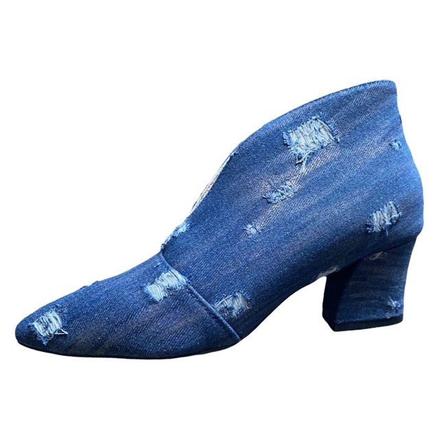 NECHOLOGY Botas Mujer Adulto Femenino Zapatos Botines para mujer Botas nuevas de estilo vintage para mujer, botas vaqueras para niña, botines de manga corta con tacón grueso (BU1, 8.5)