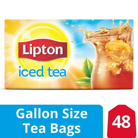 Lipton Unsweetened Gallon-Sized Black Iced Tea Bags, 48 ct