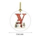 thumbnail image 2 of 2024 26 Letter Christmas Snowman Christmas Pendant - Acrylic Car Pendant Saint, 2 of 5