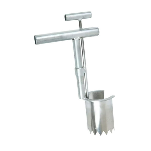 simhoa Hand Seedling Transplanter Bulb Planter Garden Digging Tool for Plant Flowers Sturdy Multipurpose Steel Bulb Digger