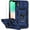 Navy Blue with camera cover Military-Grade 2nd gen, variant on for iPhone XR Case with Camera Lens Cover HD Screen Protector, Dual Layer [15 FT Military Grade Drop Protection] Magnetic Ring Holder Kickstand Protective Phone Case for iPhone XR 6.1 inch (Rose Gold)