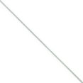 thumbnail image 5 of 10K White Gold .5mm Box Chain Necklace Jewelry 20", 5 of 5
