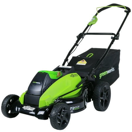Greenworks 19-Inch 40V Cordless Lawn Mower, Battery Not Included (Best Push Mower For Commercial Use)