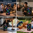 thumbnail image 7 of Portable Bluetooth Speaker, Dual Speakers and RGB Lights, Wireless Speaker with Loud Sound, for Home, Party, Outdoor, Gift, 7 of 7