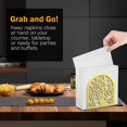 thumbnail image 3 of Napkin Holder Tree & Bird Design Metal Freestanding Tissue Dispenser Organizer Iron Tabletop Paper Napkin Holder Stand for Home Kitchen Restaurant Picnic Party Gold, 3 of 7