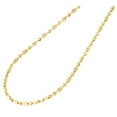thumbnail image 2 of 10K Yellow Gold 2MM Beaded Typhoon Moon Cut Italian Chain Necklace 18 Inch, 2 of 5