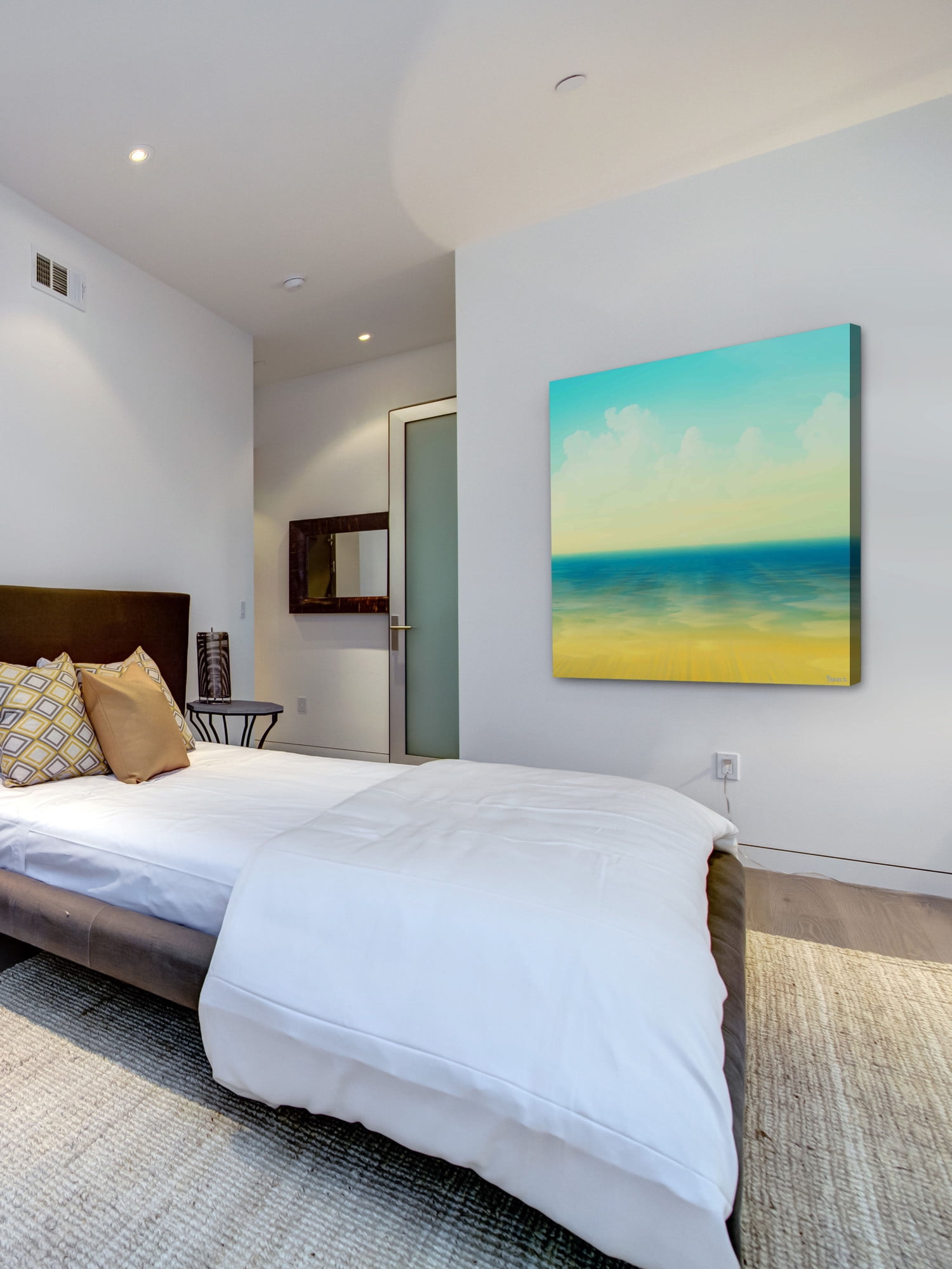 Parvez Taj "In the Horizon" Print on Canvas