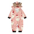 thumbnail image 2 of Odeerbi Christmas Onesie Pajamas for Family Holiday Sleep Jumpsuit Long Sleeve Family Christmas Pajamas Matching Sets Infant Printed Loungewear Jumpsuit Sleepwear Xmas PJs Set Red, 2 of 5